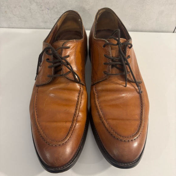 Antonio Maurizi VTGItalian Classic Cognac Brown Leather Men's Shoes Size 41.5